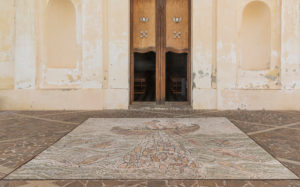 Sicily - Sunny impressions of the Aeolian Islands, also known as Aeolian Islands or Isole Eolie: Lipari, Stromboli, Salina, Vulcano, Panarea, Filicudi and Alicudi. Entrance to the Chiesa di San Pietro church in Panarea. Sicily - Sunny impressions of the Aeolian Islands, also known as Aeolian Islands or Isole Eolie: Lipari, Stromboli, Salina, Vulcano, Panarea, Filicudi and Alicudi. Entrance to the Chiesa di San Pietro church in Panarea.